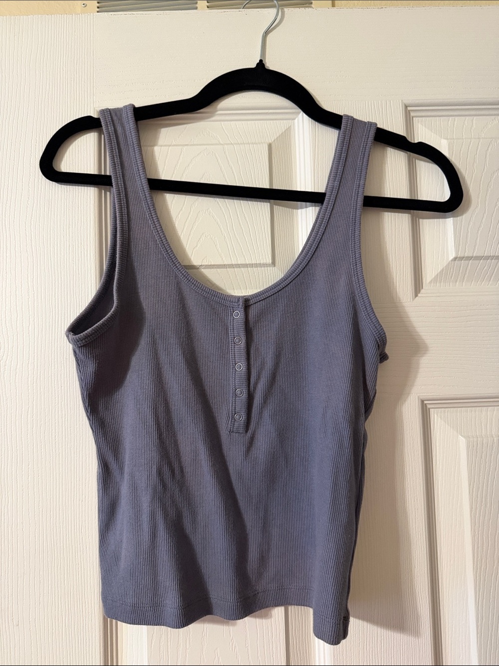 Abercrombie & Fitch Ribbed Henley Tank
